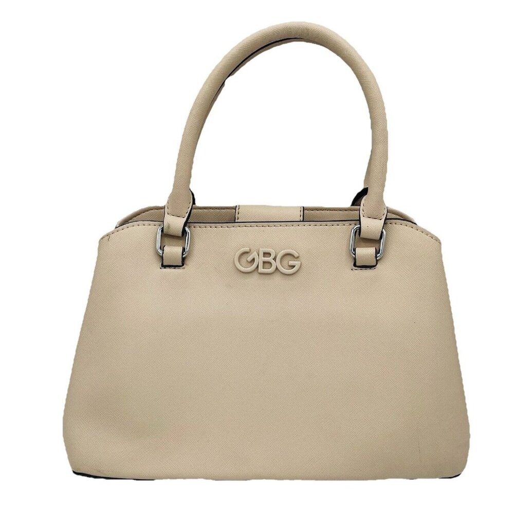 GBG Purse Womens Handbag Beige Small Lightweight Compartments Bag Cute